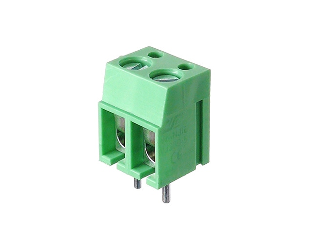 ターミナルブロック 2P 緑: ケーブル・コネクター 秋月電子通商-電子