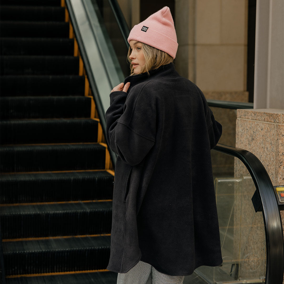 Midway Fleece Trench, Black - Albion Fit