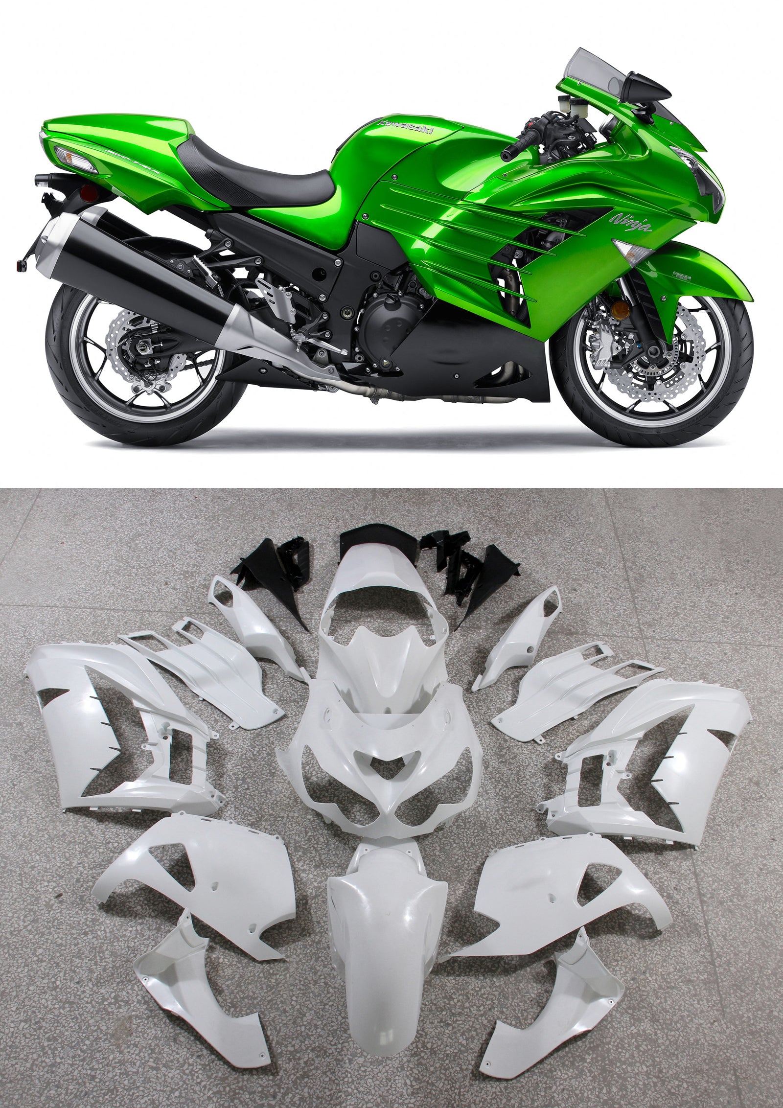 Amotopart 2012-2025 Kawasaki ZX14R Fairing Kit Collection