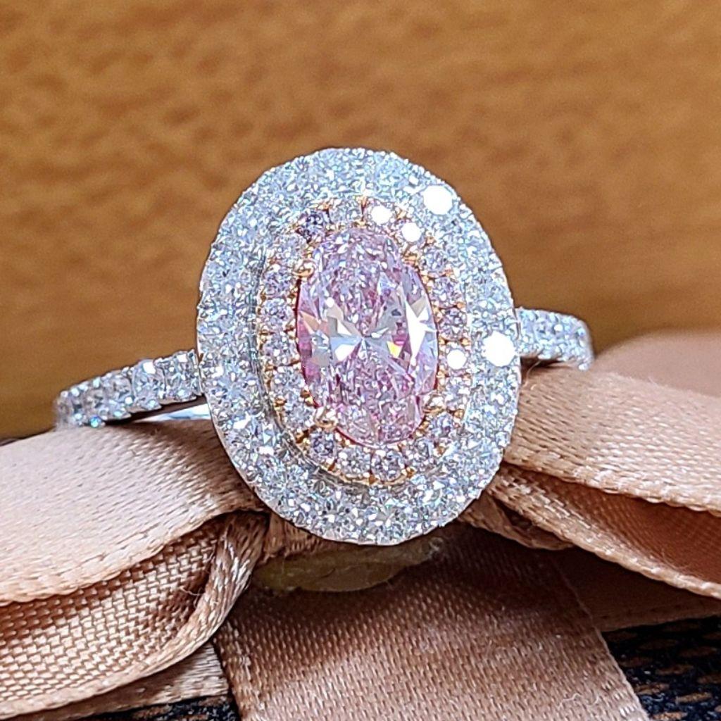 超希少！高品質！0.7ct 天然ピンクダイヤモンド 天然ダイヤモンド