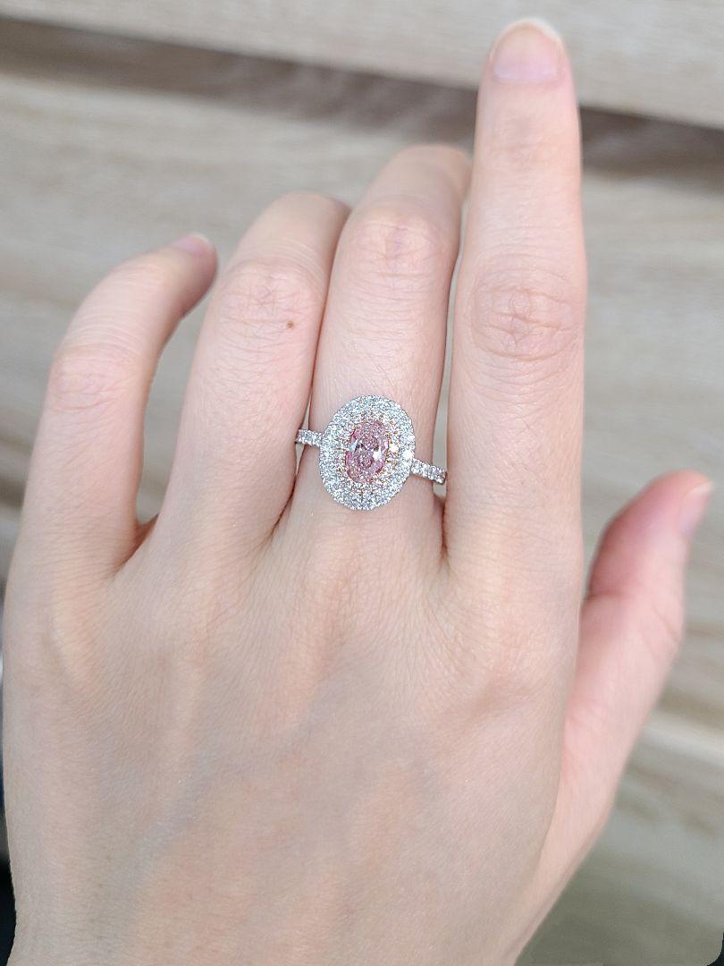 超希少！高品質！0.7ct 天然ピンクダイヤモンド 天然ダイヤモンド