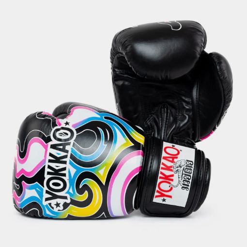 Yokkao ヨッカオ フレイムス ボクシンググローブ -ブラックの個人輸入