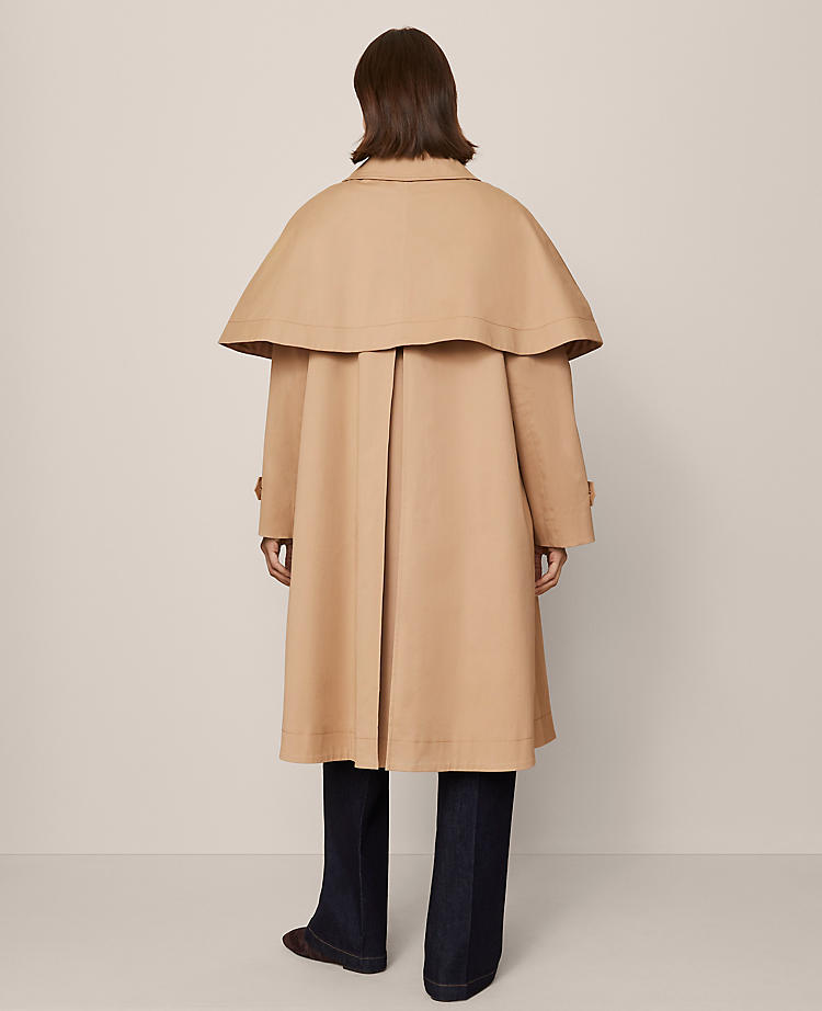 Removable Cape Trench Coat