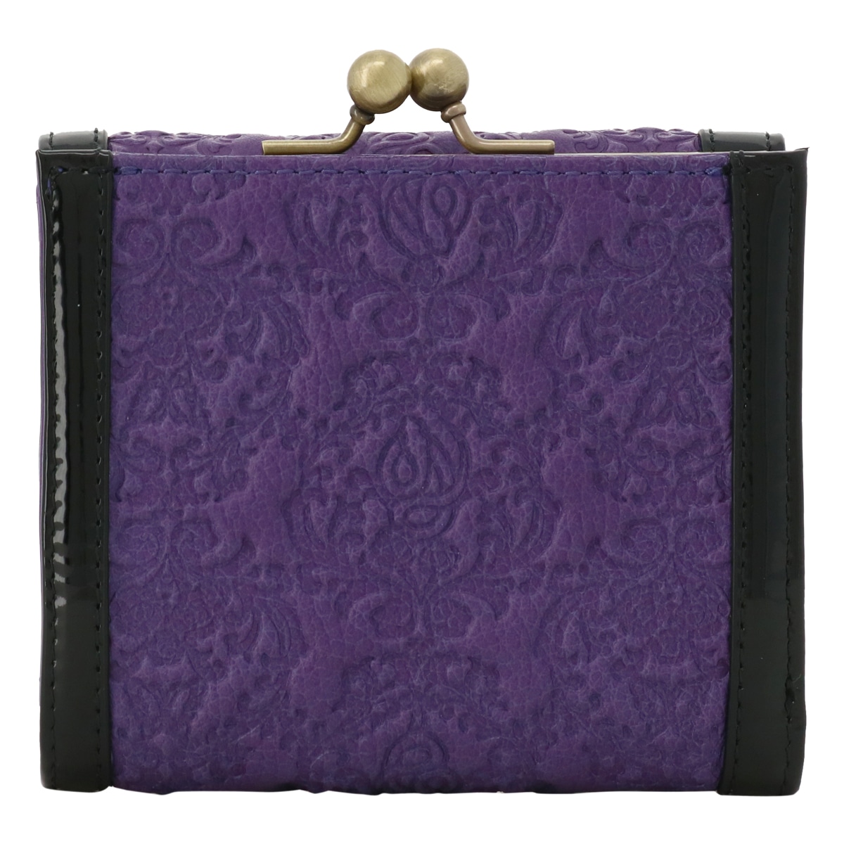 ANNA SUI アナスイ 二つ折り財布 がま口 本革 レディース セルパン