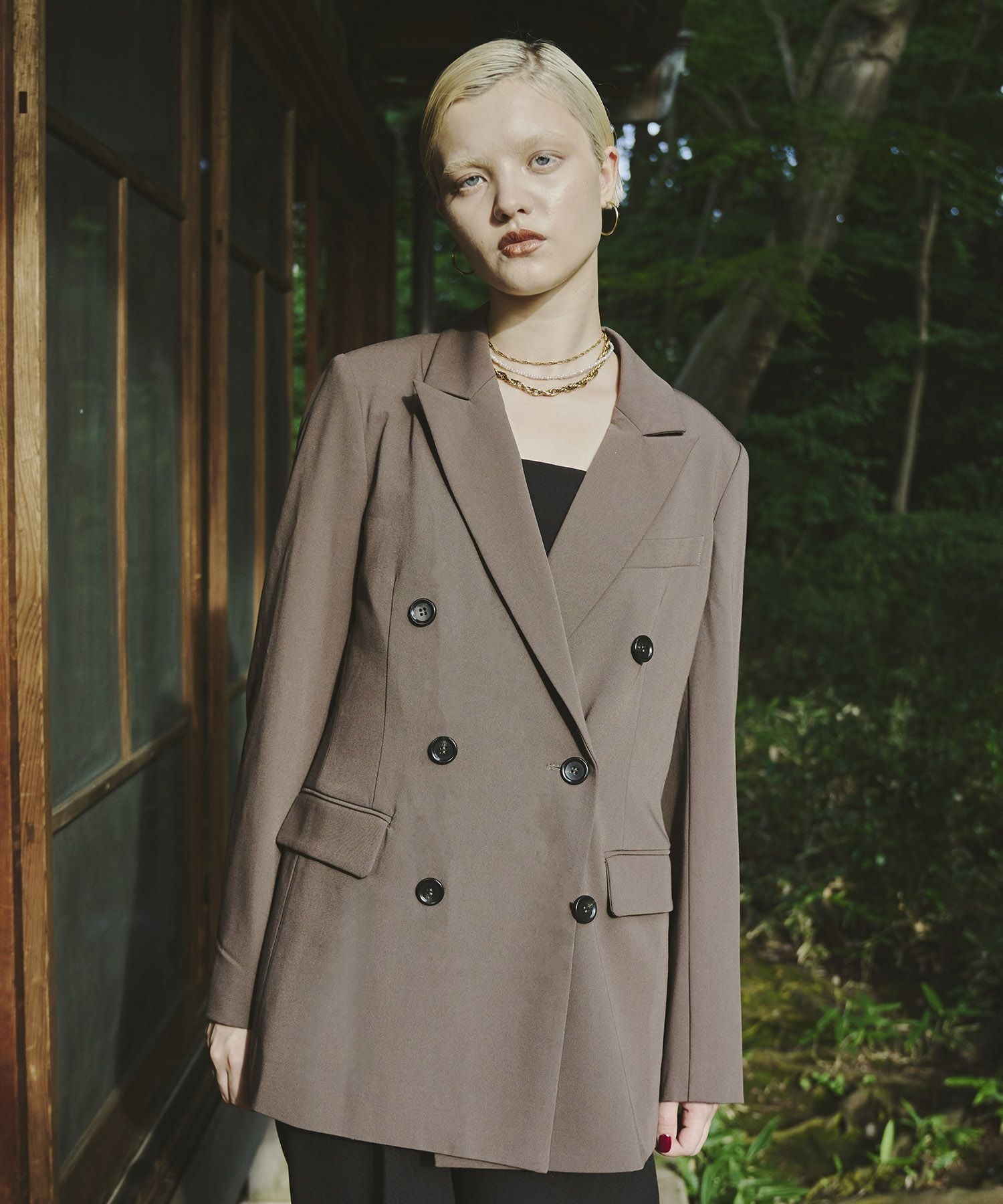 peaked lapel jacket | ANDRESD