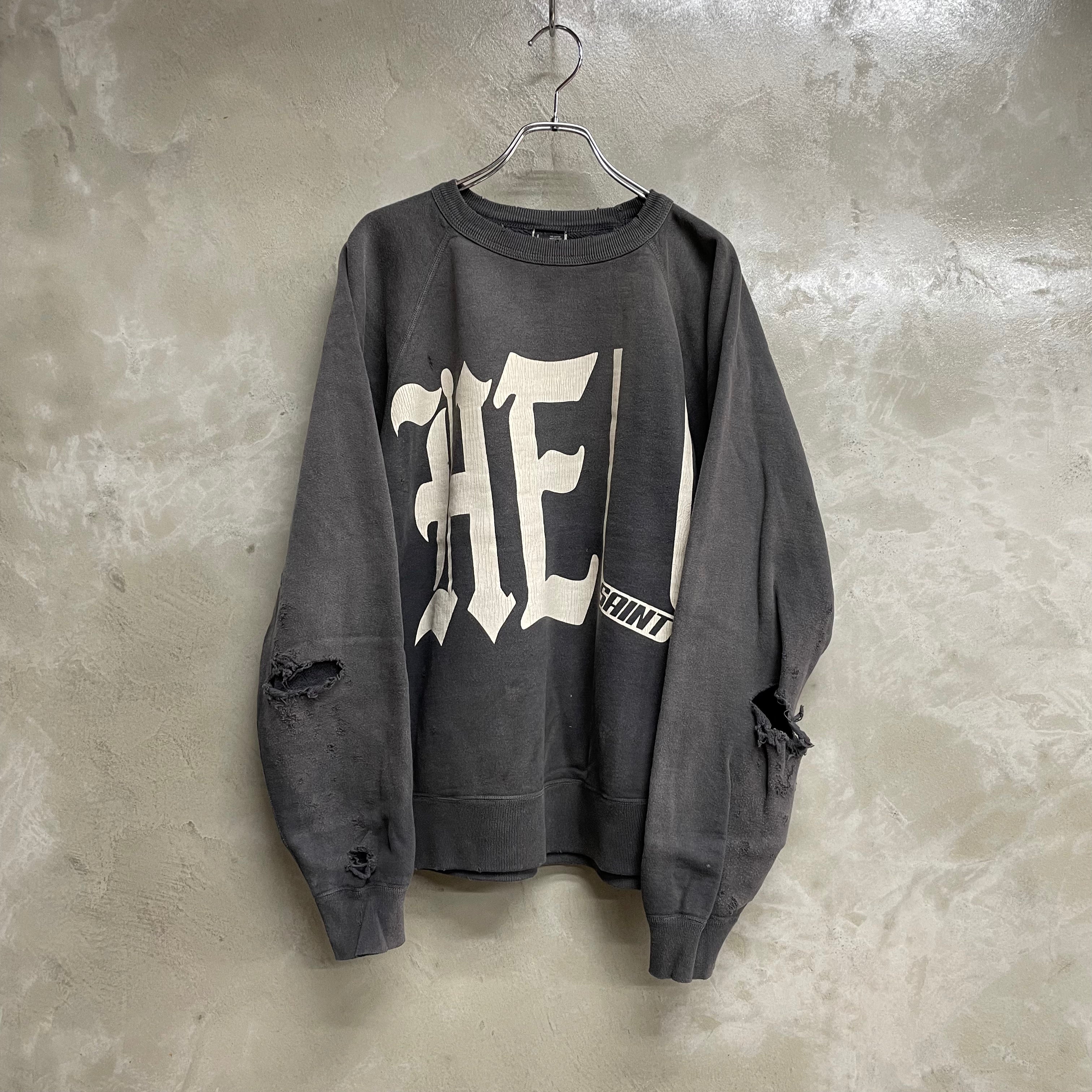 SAINT MICHAEL x DENIM TEARS RAGLAN SWEAT SHIRTS ' HELL ' / Saint