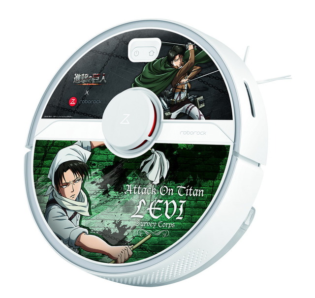 進撃の巨人」リヴァイ兵長（CV.神谷浩史）が“ロボット掃除機”に!? 録り