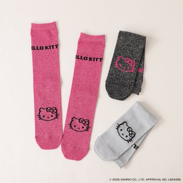 平成ギャルな“ルーズソックス”も♪「ハローキティ」×靴下屋コラボで4