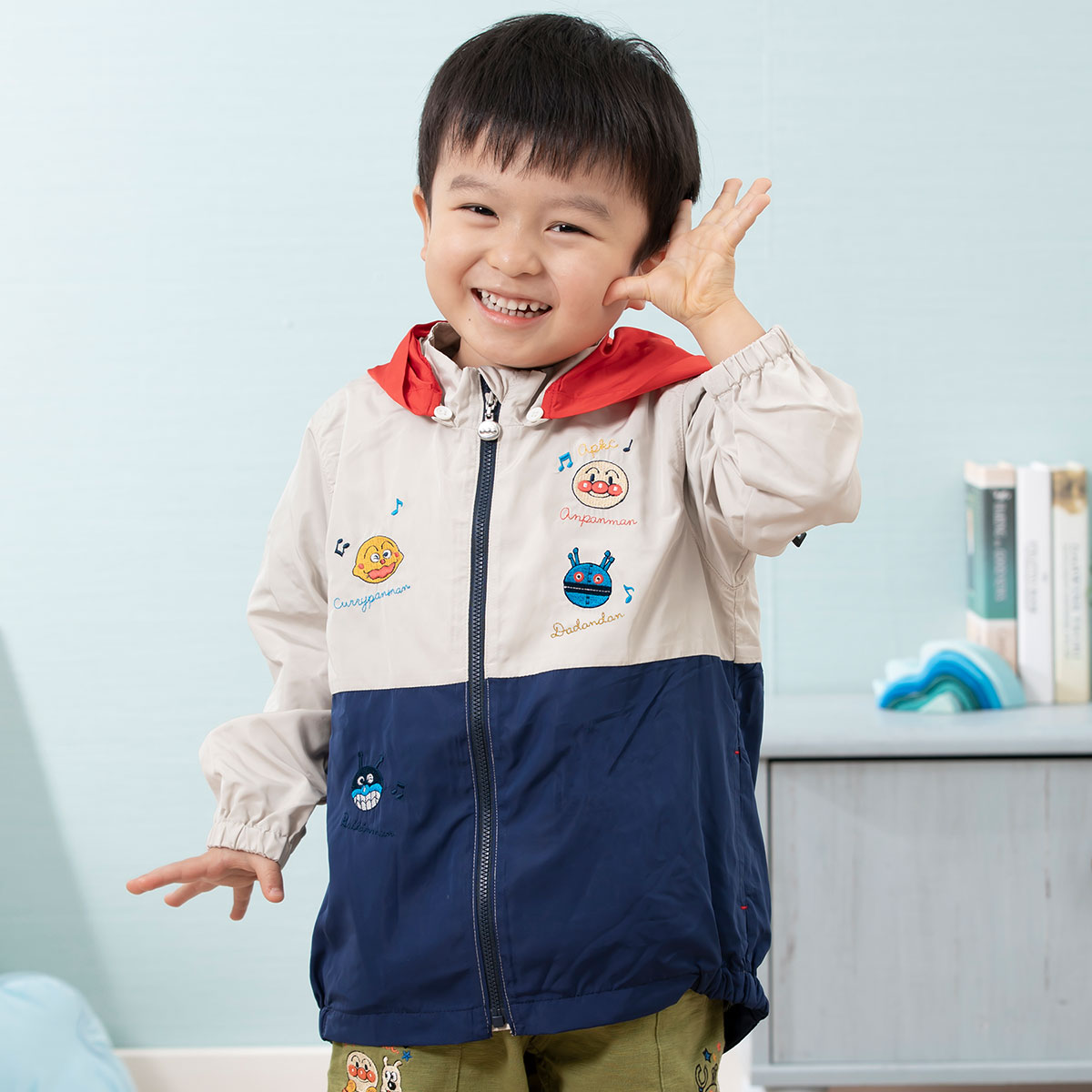 配色ブルゾン｜アイテム｜アンパンマンキッズコレクション [ANPANMAN