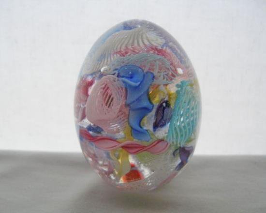 ベネチアングラス（ムラノガラス）ペーパーウェイト – アンティーク