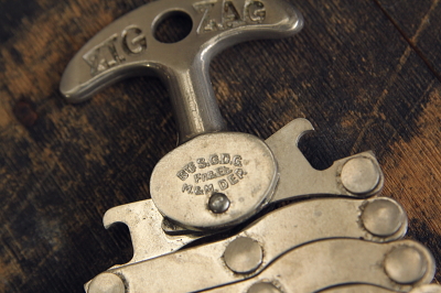 アンティークワインオープナー ZIGZAG コンセルティーナ型 フランス