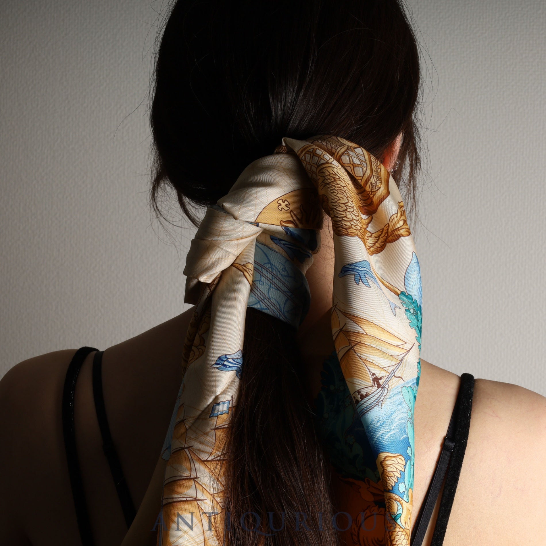 エルメス スカーフ カレ90 帆船 SILK100% 箱 カード | 東京銀座の