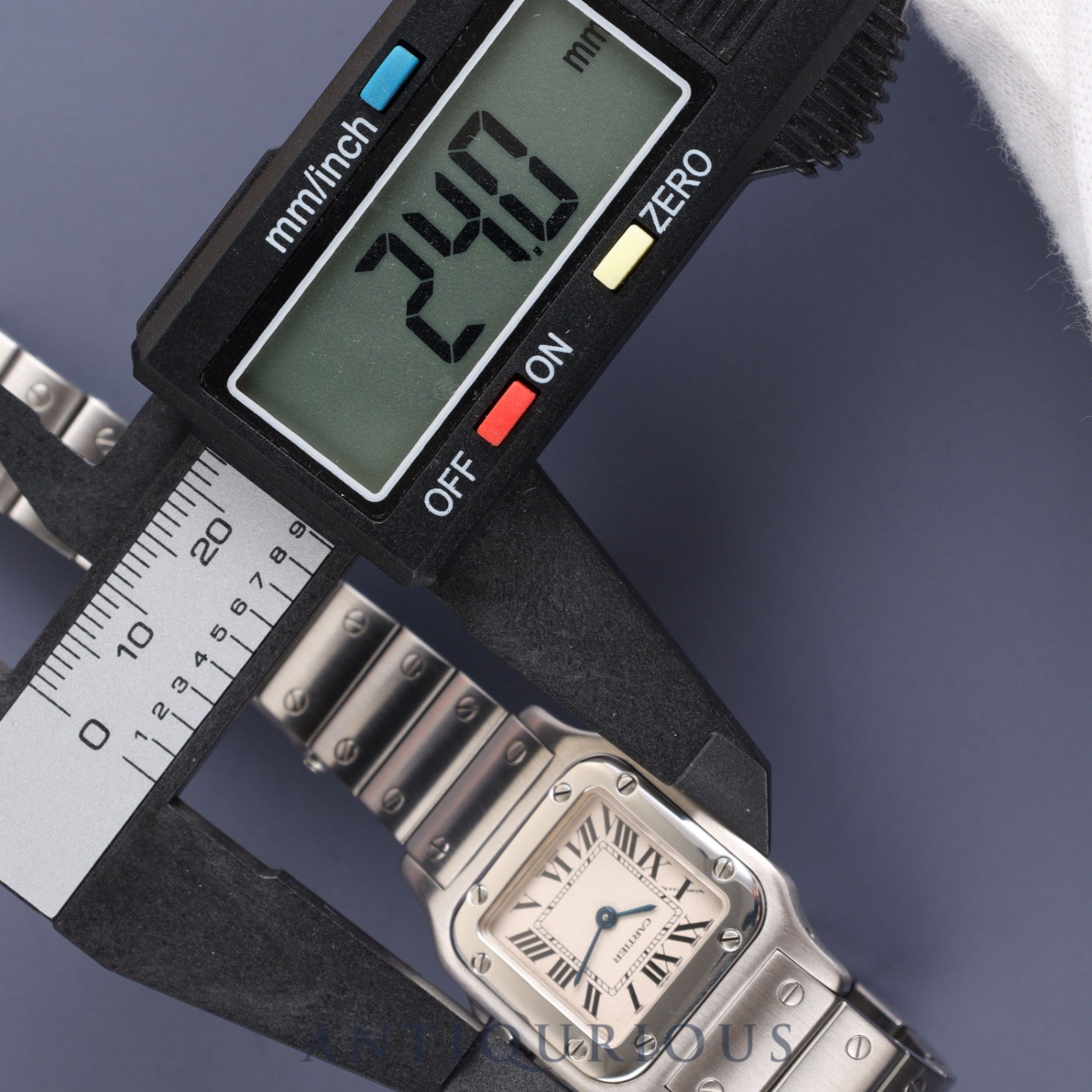 カルティエ サントス ガルベ SM W20056D6 / 1565 クォーツ SS SS