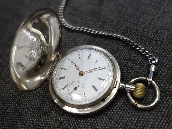 HB-0341| 由緒正しいアンティーク アールシュミット社商館時計 懐中