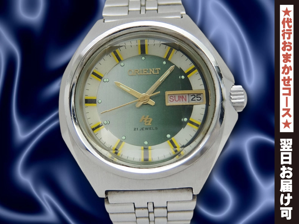 JA-2683| オリエント ハイエース 21石 Ref.F489153-6A CT SS