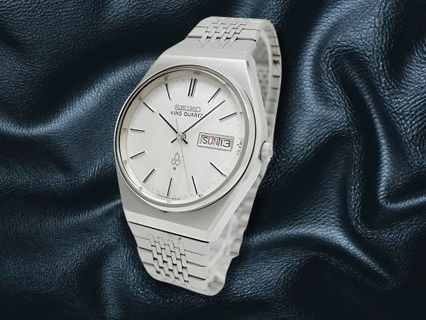 JA-3006| セイコー キングクオーツ 4823-8130 SS シルバーダイヤル