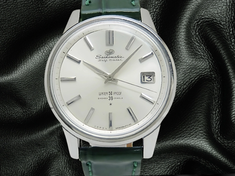 JA-3024| セイコーマチック セルフデーター 39石 J13060 シルバー