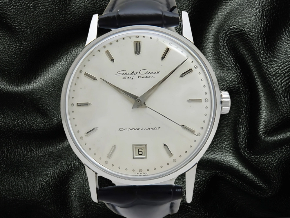JA-3050| セイコー クラウン セルフデーター 21石 Ref.J14036 SS 希少