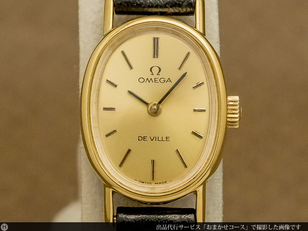 O-7460| オメガ レディース デビル 20ミクロン GF オーバルケース 手