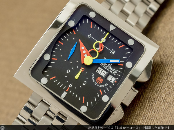 HA-5791| アランシルベスタイン ジャンボ クロノ 自動巻き クロノ