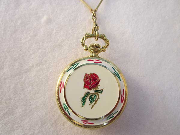 HA-6425| BUCHERER 懐中時計 ペンダントウォッチ 17石 手巻き 鎖付き