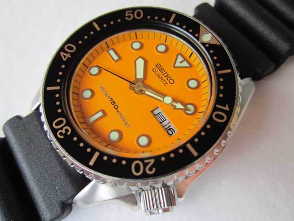 セイコー 6458-600A オレンジダイバー 150M クオーツ 80年代 ダブル