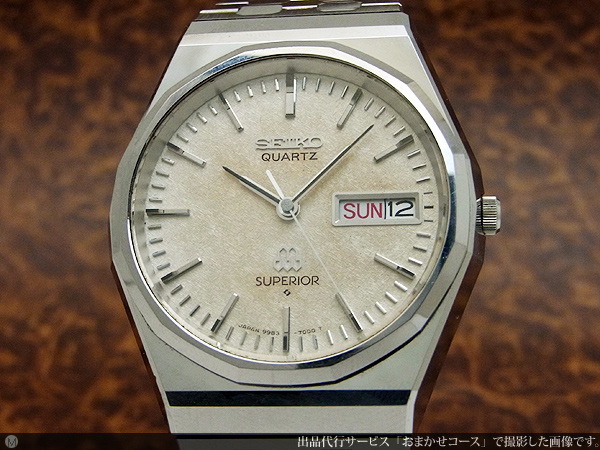 JA-0831| セイコー スーペリア 9983-7000 ツインクオーツ シルバー