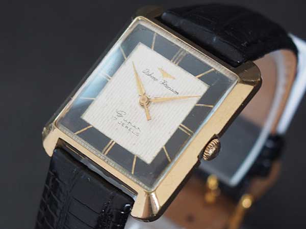 JA-0866| タカノ プレジション スーパー 角型 金色ケース 17石 新品