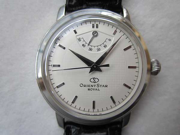 JA-1398| オリエント オリエントスターロイヤル シルバー 21石 手巻き
