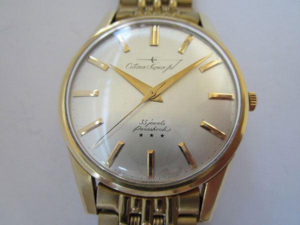 JA-2260| シチズン スーパージェット 35石 JT51507081 14K GOLD FILLED