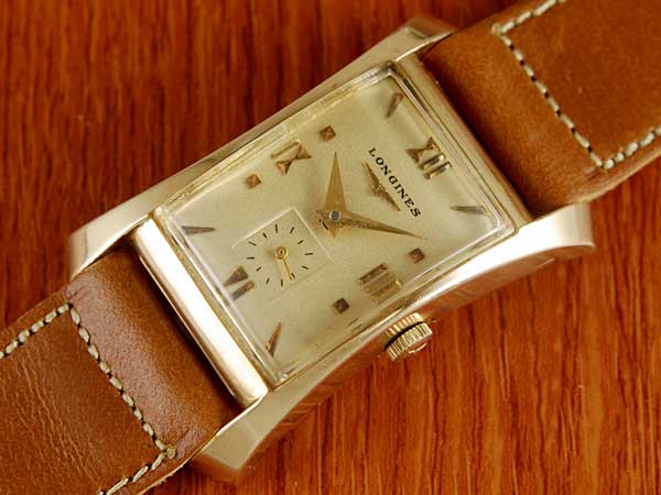 L-2346| ロンジン LONGINES 14金無垢フレアードHourglass 14KYG Cal