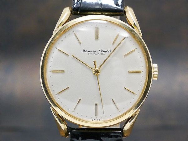 IWC オールドインター Cal.89 18KYG ラウンド 手巻き ボンベイラグ