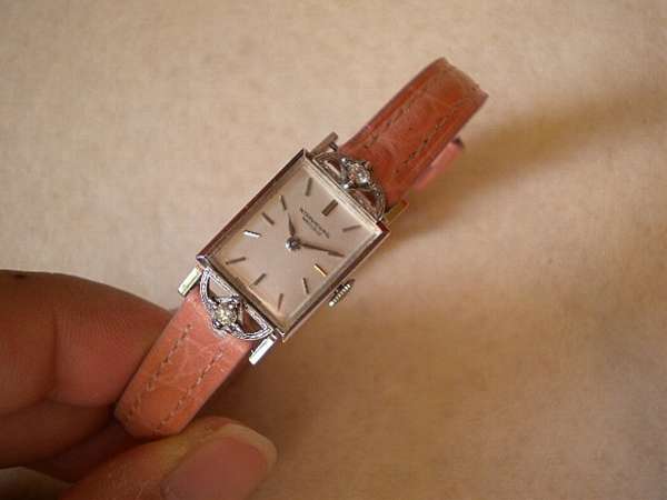 IWC プラチナ無垢 ダイヤモンド 手巻レディース時計 | アンティー