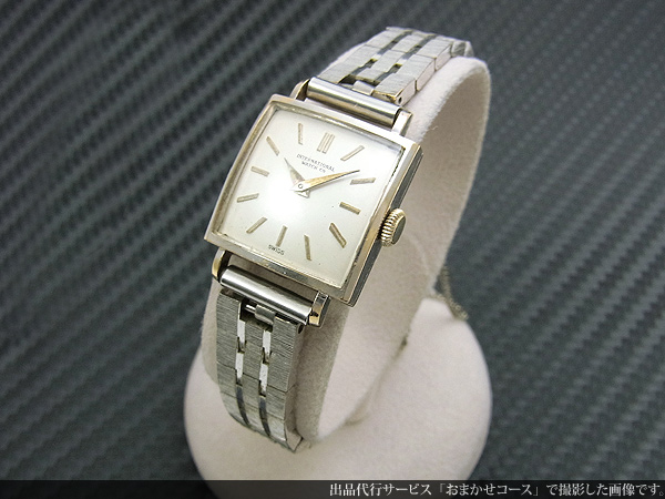 IWC レディース 2針 角型スクエアケース Cal.41 ビンテージシルバー