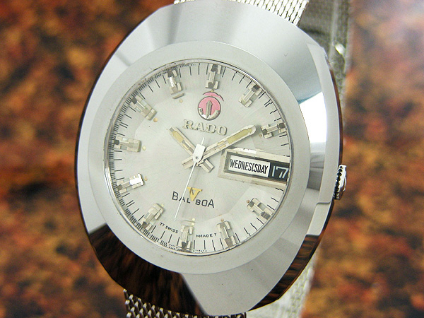 ラドー RADO・バルボア 超硬ケース デイデイト シルバーダイアル