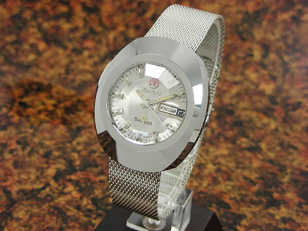 ラドー RADO・バルボア 超硬ケース デイデイト シルバーダイアル