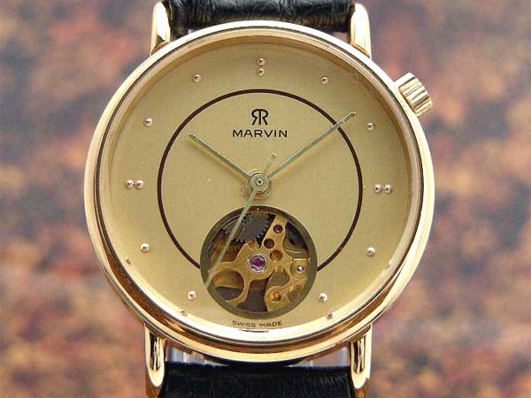 マービン MARVIN レビュー・トーメン ゴールドダイヤル 手巻き | アン