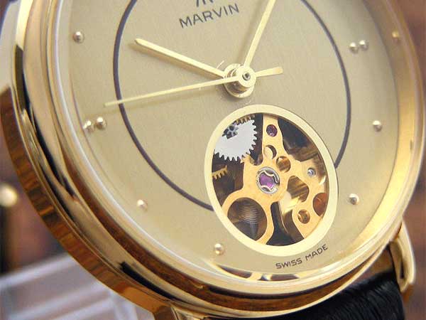 マービン MARVIN レビュー・トーメン ゴールドダイヤル 手巻き | アン