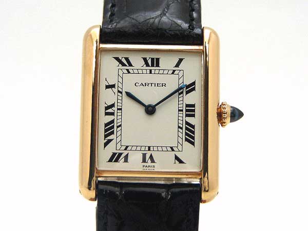 カルティエ タンク 18K無垢 メンズサイズ 手巻き | アンティー