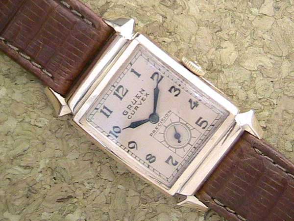 グリュエン カーベックス Cal.330 ピンクゴールド | アンティー