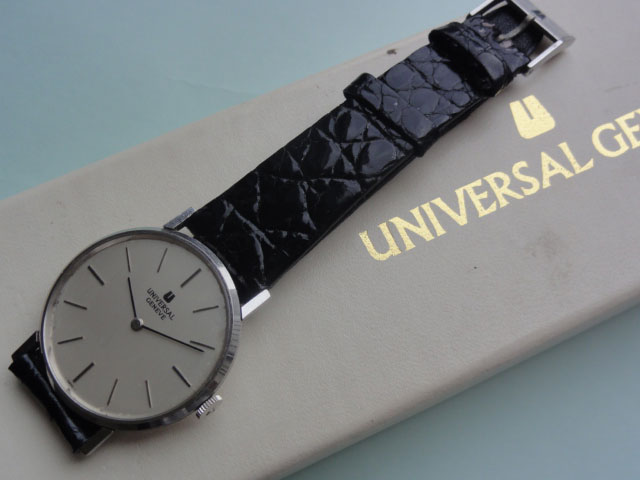 ユニバーサル・ジュネーブ 18KWG 手巻き 自社Cal.1-42搭載 | アン