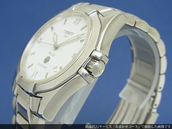 ティソ TISSOT PR100 バックスケルトン ホワイトダイヤル ねじ込み