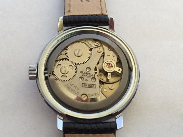 キャラベル CARAVELLE BY BULOVA 未使用品 1974年製 手巻き式 ブラック