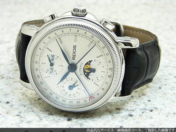 エポス クロノグラフ トリプルカレンダー ムーンフェイズ