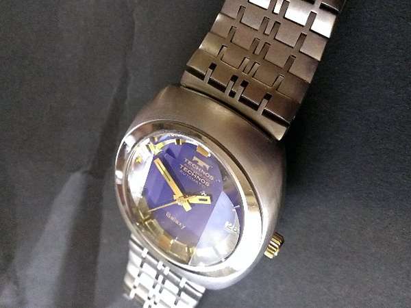 テクノス ギャラクシー 1970年代 秒針停止機能あり | アンティー