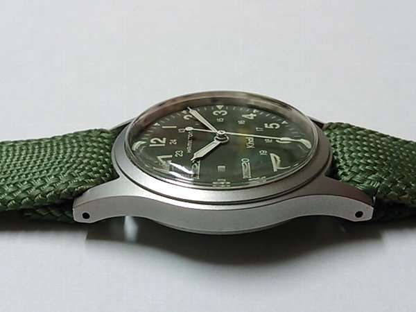 ハミルトン HAMILTON カーキ Khaki 33mm 手巻き ミリタリーモデル