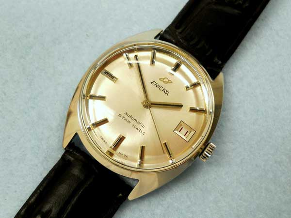 エニカ ENICAR スタージュエル STAR JEWELS オートマチック シルバー