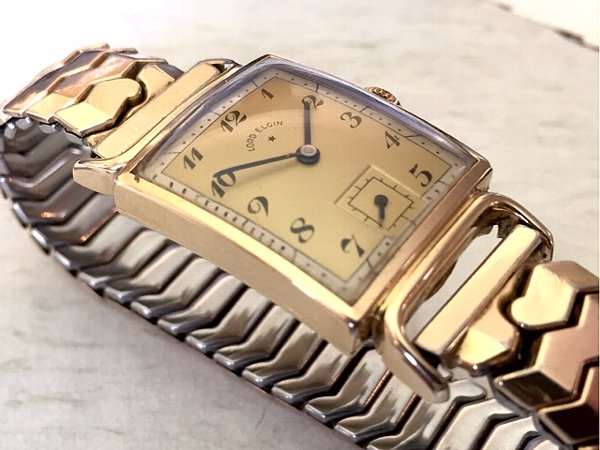 ロード エルジン 1940年代 USA製 手巻き式 ツートンダイヤル