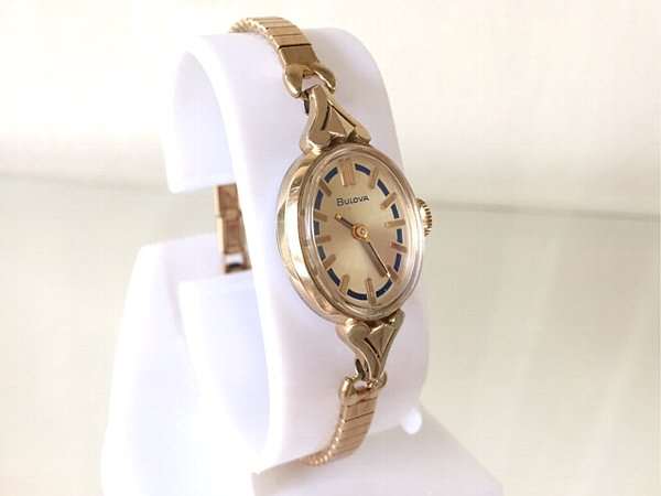 ブローバ 10K金張り 手巻き レディース ビンテージウォッチ | アン