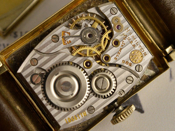 ハミルトン HAMILTON 14金無垢 Cal.982M (Gold Medallion movement